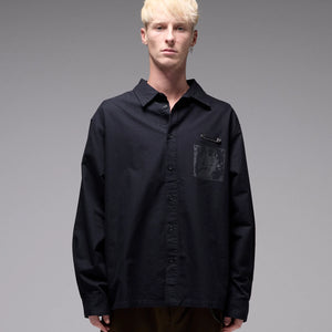 VIVIAN TURMOIL LS SHIRT // BLACK