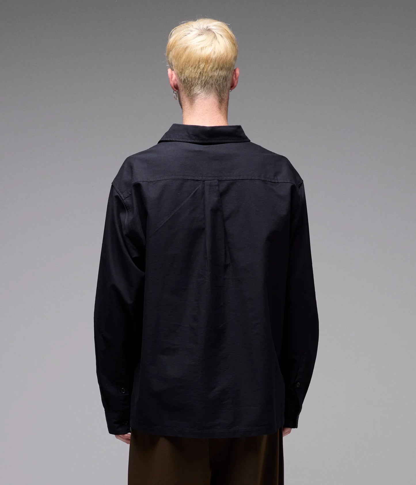 VIVIAN TURMOIL LS SHIRT // BLACK