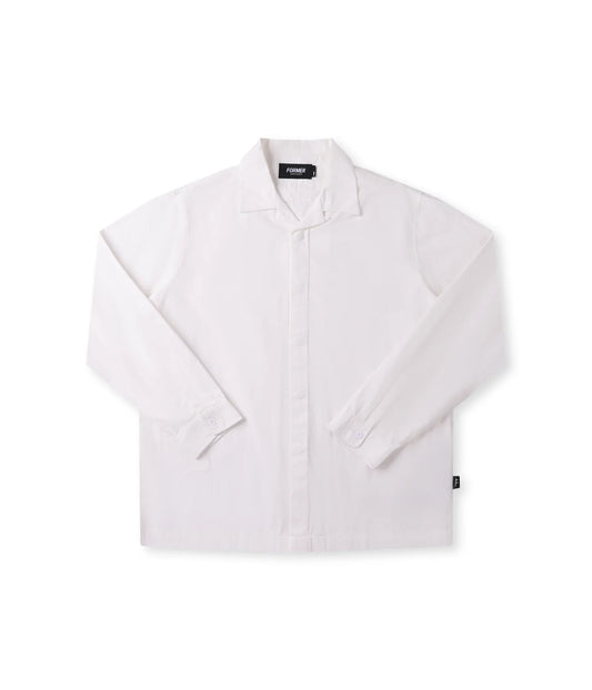 MARILYN AG LS SHIRT // WHITE