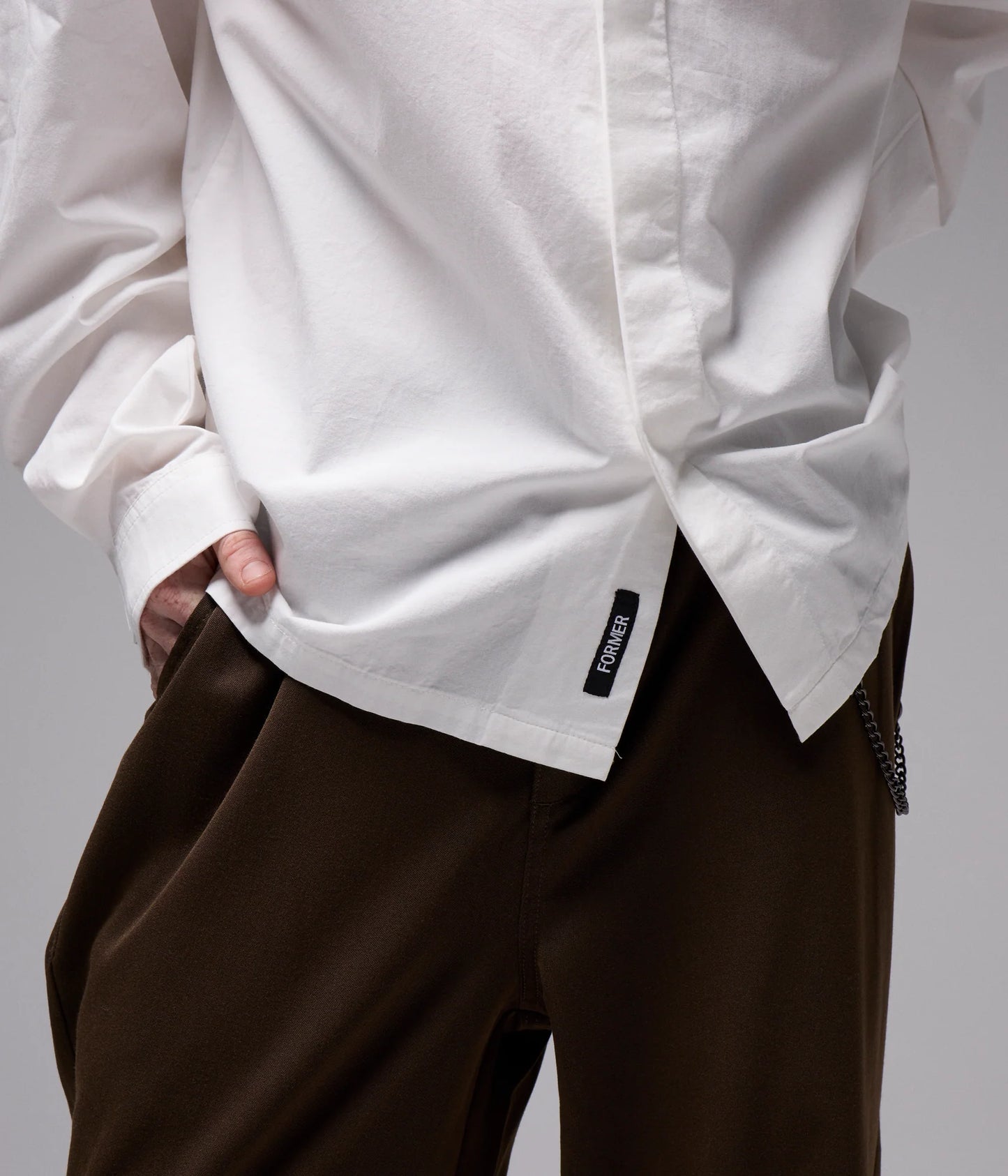 MARILYN AG LS SHIRT // WHITE