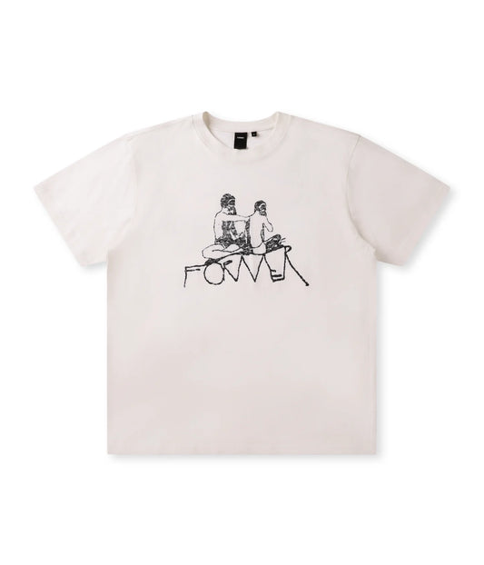 COMBUSTIBLE T-SHIRT // OYSTER