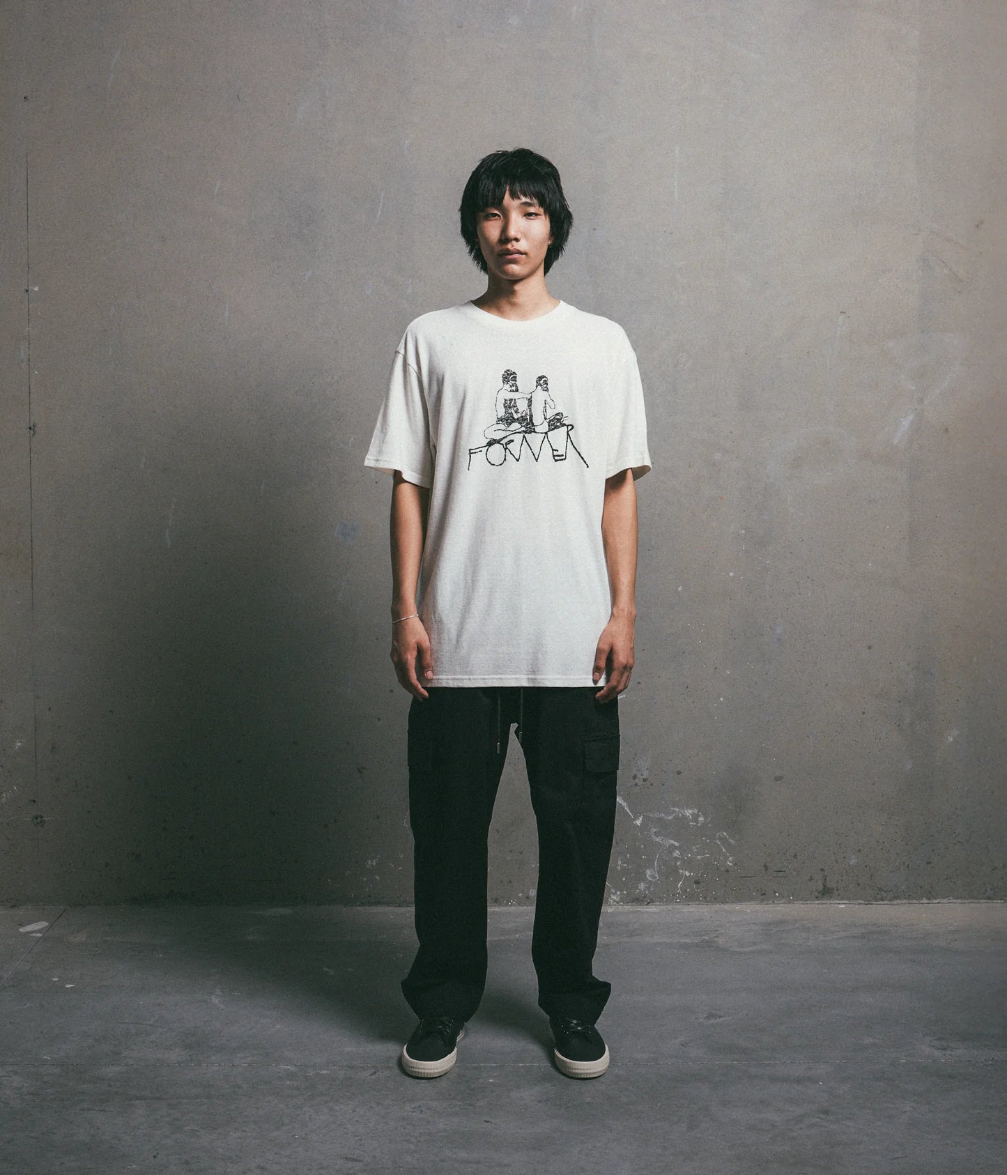 COMBUSTIBLE T-SHIRT // OYSTER