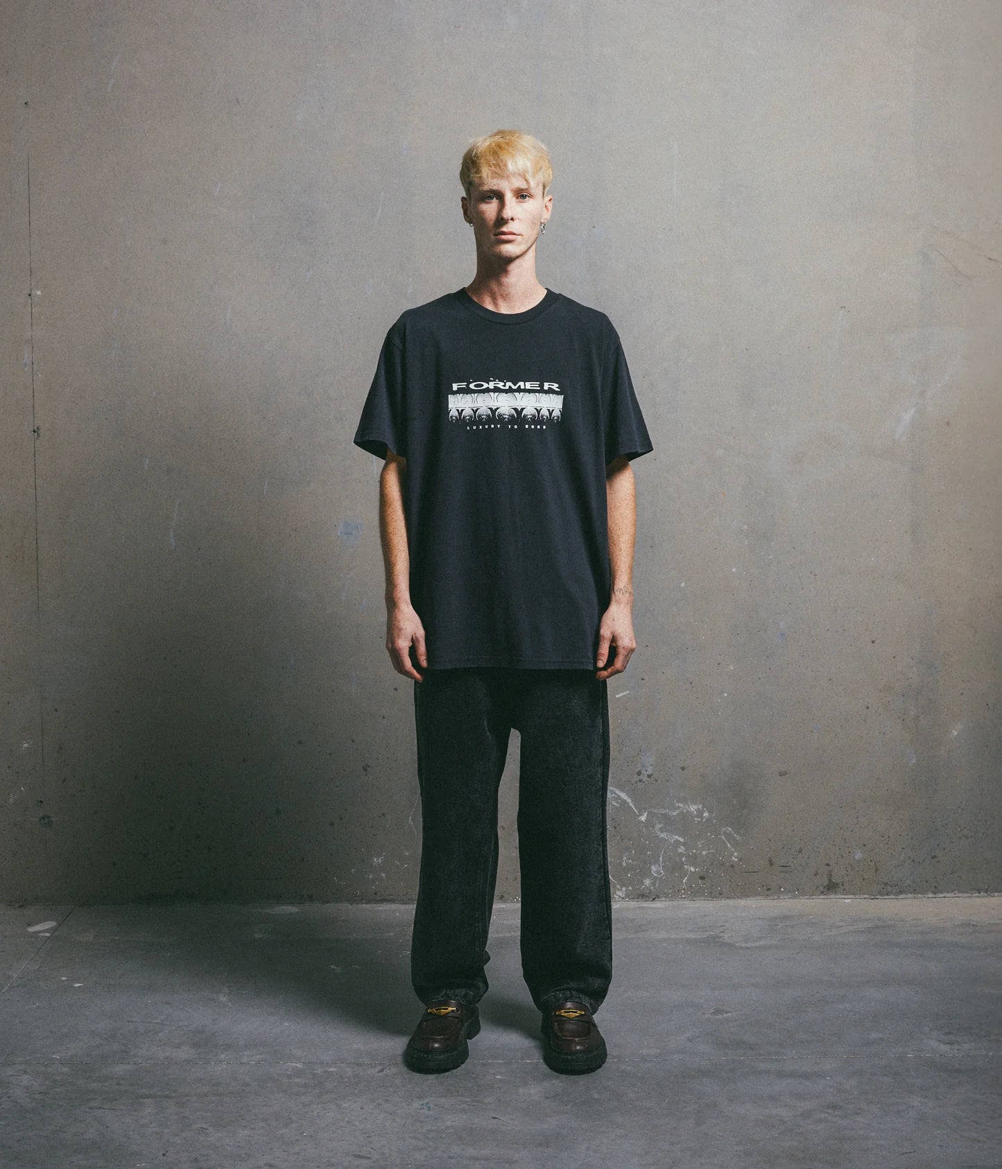 QUAVER T-SHIRT // WASHED BLACK