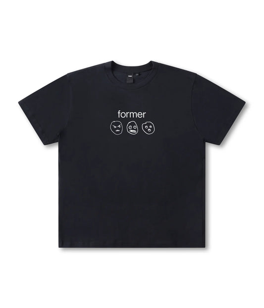 OSCILLATING T-SHIRT // BLACK