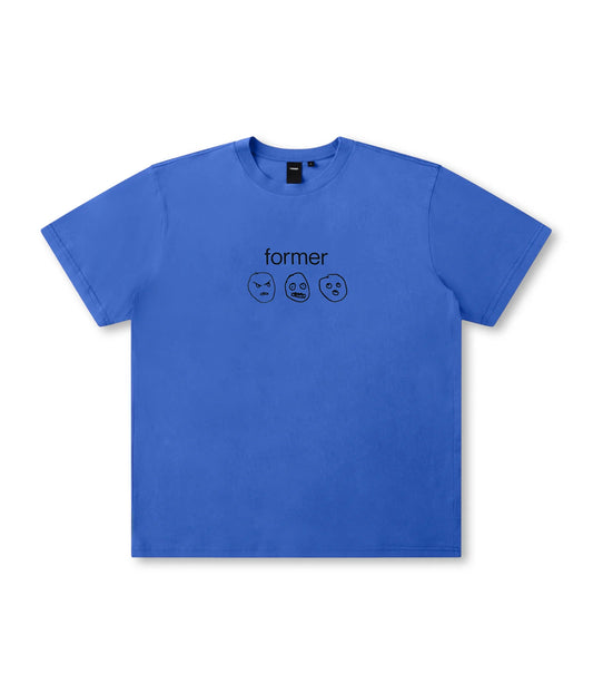 OSCILLATING T-SHIRT // WASHED COBALT