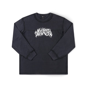 PRAISE LS T-SHIRT // WASHED BLACK