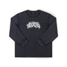 PRAISE LS T-SHIRT // WASHED BLACK