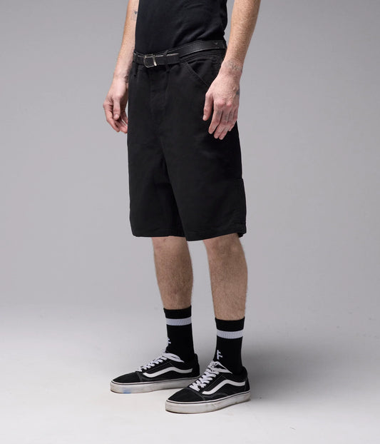 VT DISTEND 20.5' CANVAS CARPENTER SHORT // BLACK