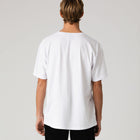 LEGACY T-SHIRT // WHITE/COBALT