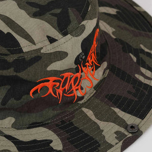 TRIBAL BOONIE // WORN CAMO