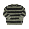 DION STRIPE KNIT // BLACK