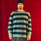 DION STRIPE KNIT // BLACK