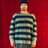 DION STRIPE KNIT // BLACK