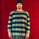 DION STRIPE KNIT // BLACK