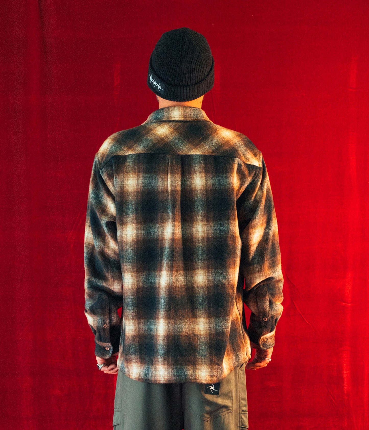 DION FLANNEL LS SHIRT // BROWN