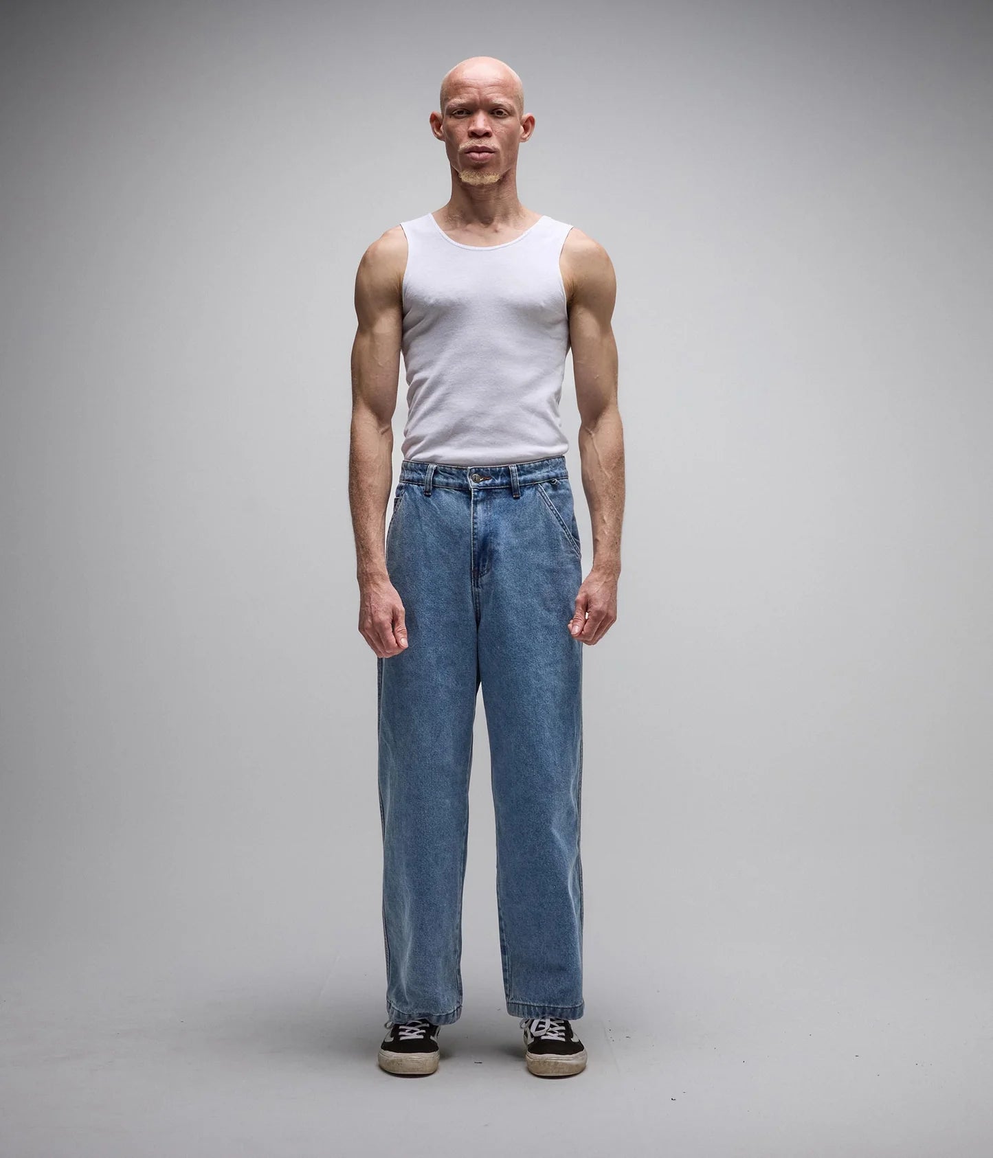 REYNOLDS DENIM PANT // MID BLUE