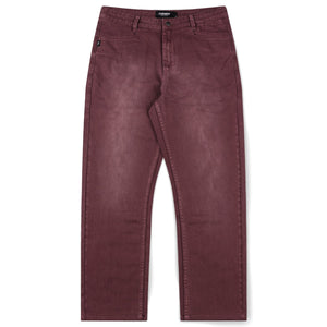 AG DENIM PANT // MAROON