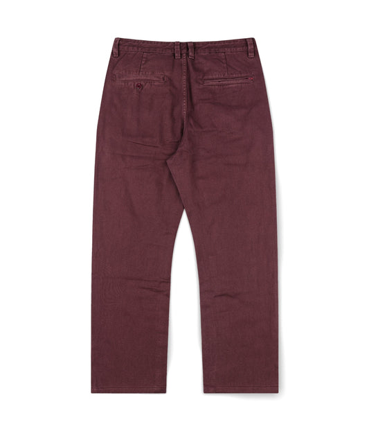AG DENIM PANT // MAROON