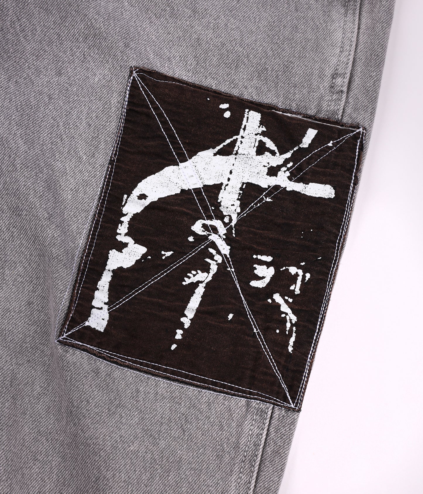 DISTEND DENIM PANT // WASHED GREY