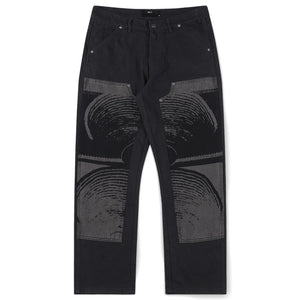 DISTEND DOUBLE KNEE CRUX PANT // BLACK