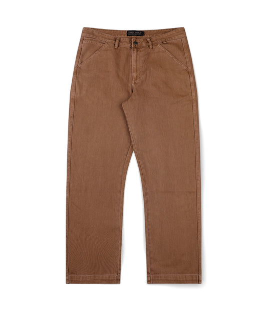 REYNOLDS OVERDYE DENIM PANT // WASHED BROWN
