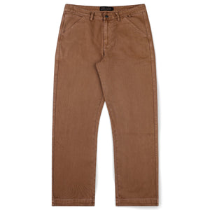 REYNOLDS OVERDYE DENIM PANT // WASHED BROWN