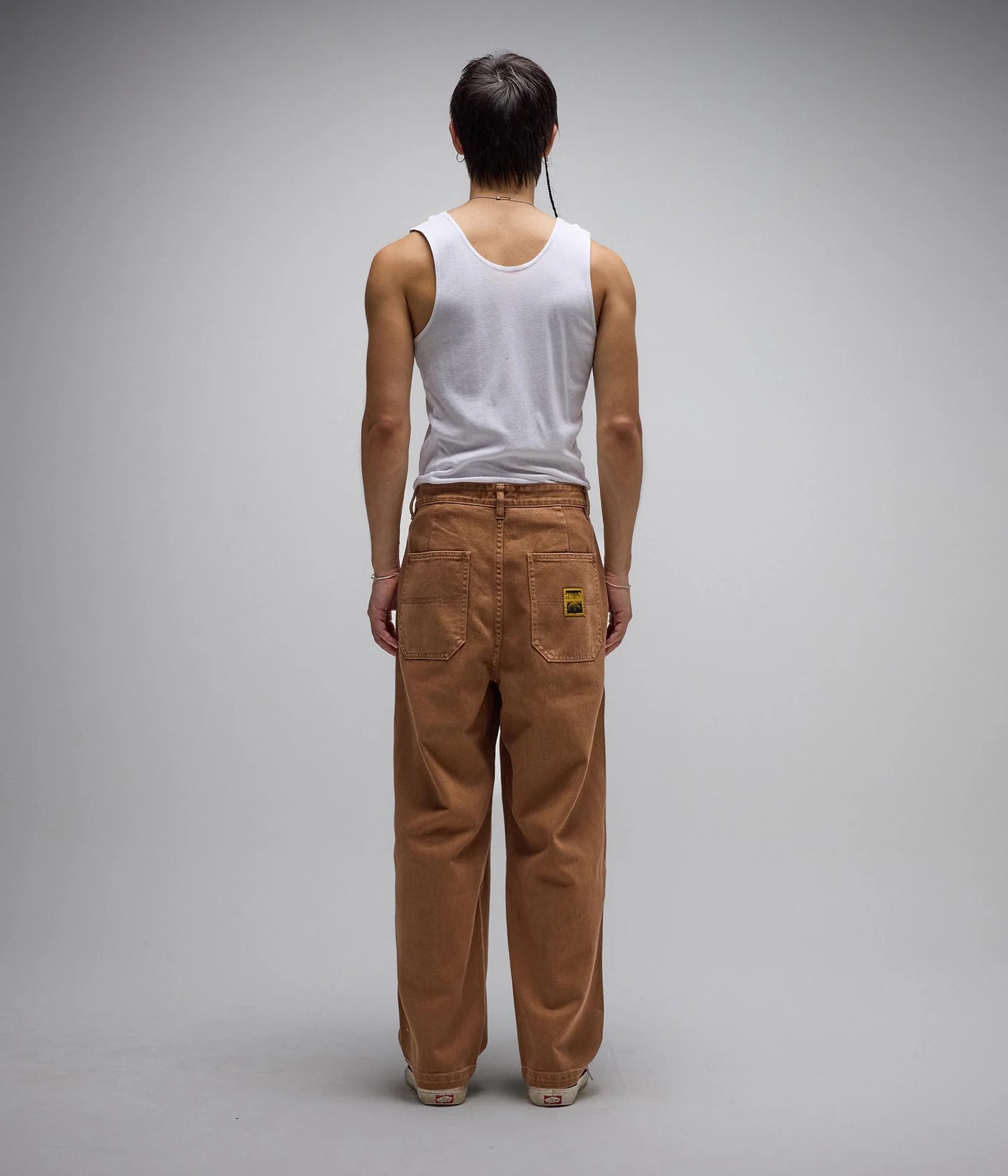 REYNOLDS OVERDYE DENIM PANT // WASHED BROWN