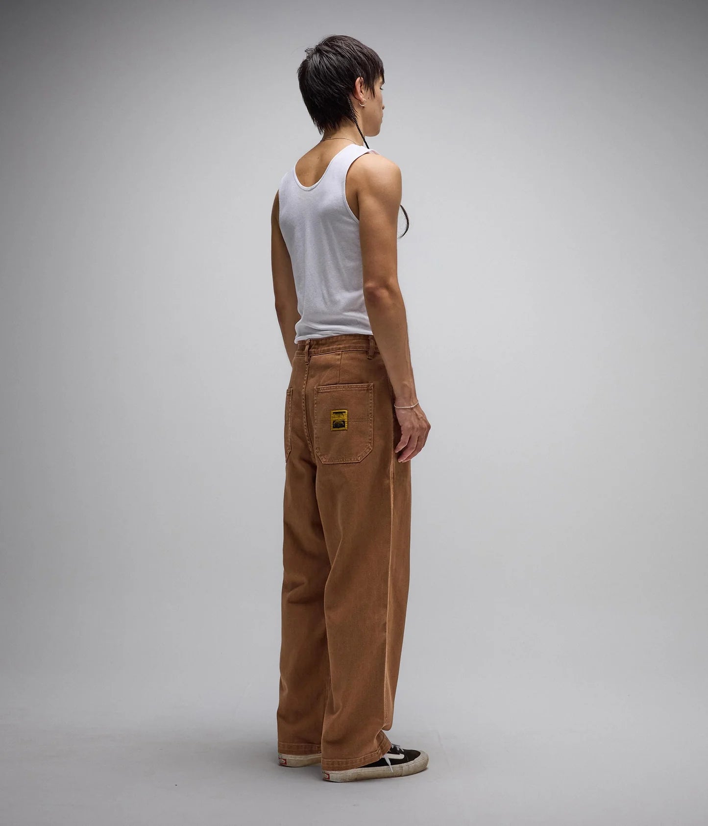 REYNOLDS OVERDYE DENIM PANT // WASHED BROWN