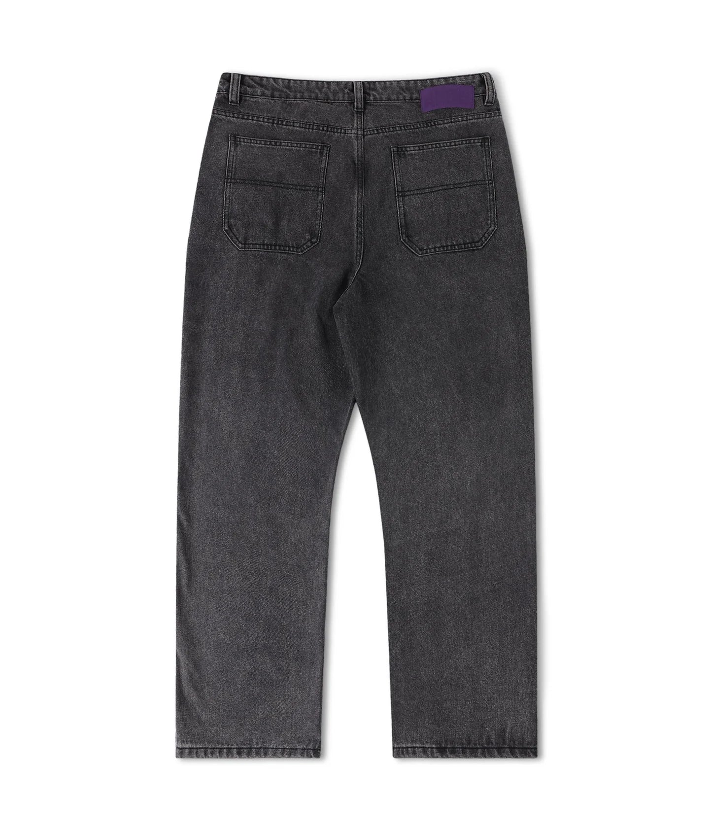 STUDDED DENIM PANT // WSHBLK