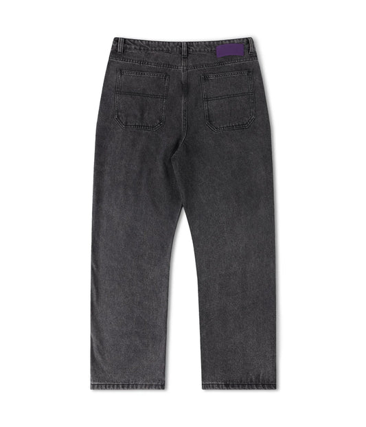 STUDDED DENIM PANT // WSHBLK