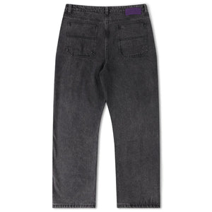 STUDDED DENIM PANT // WSHBLK