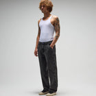 STUDDED DENIM PANT // WSHBLK