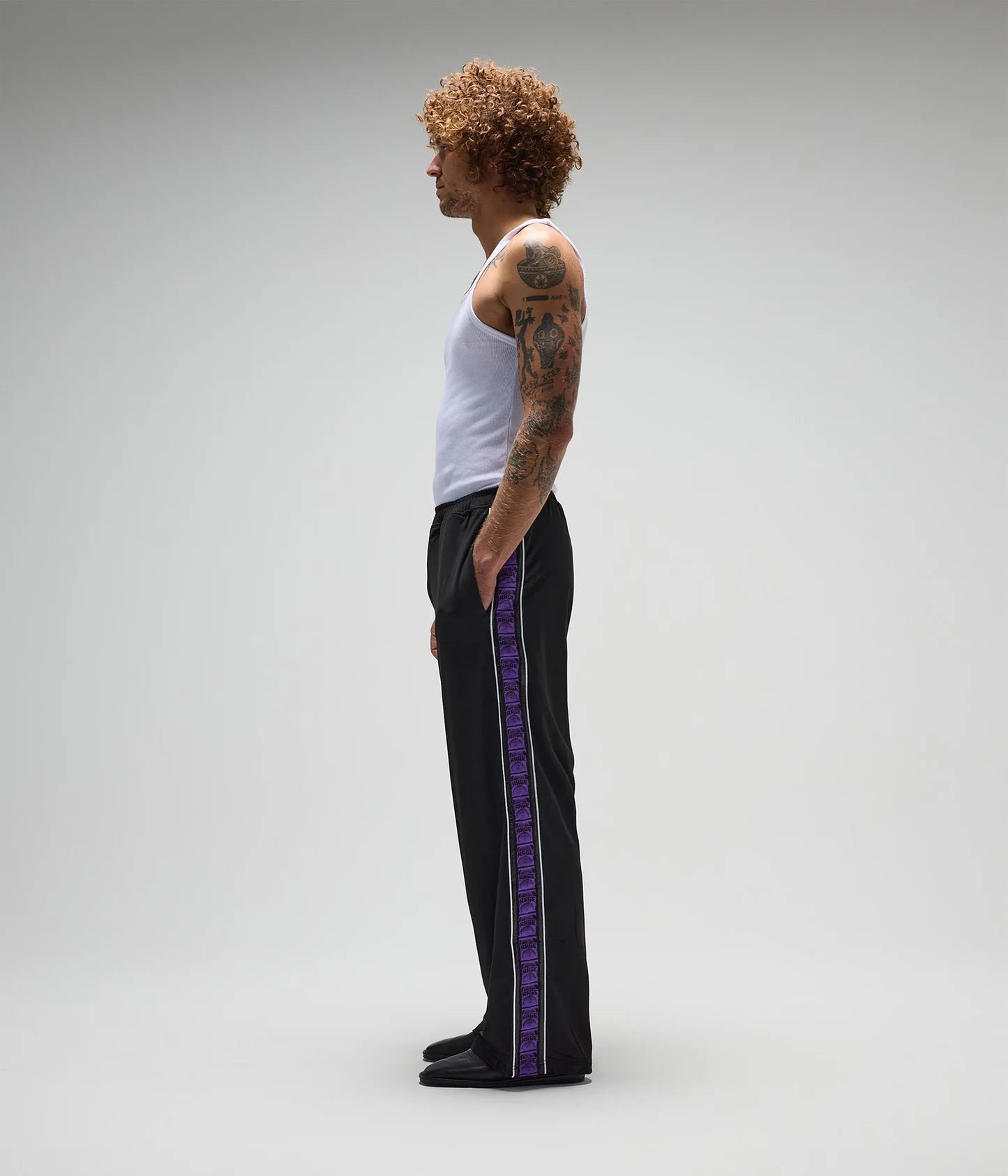 GERA TRACK PANT // BLACK