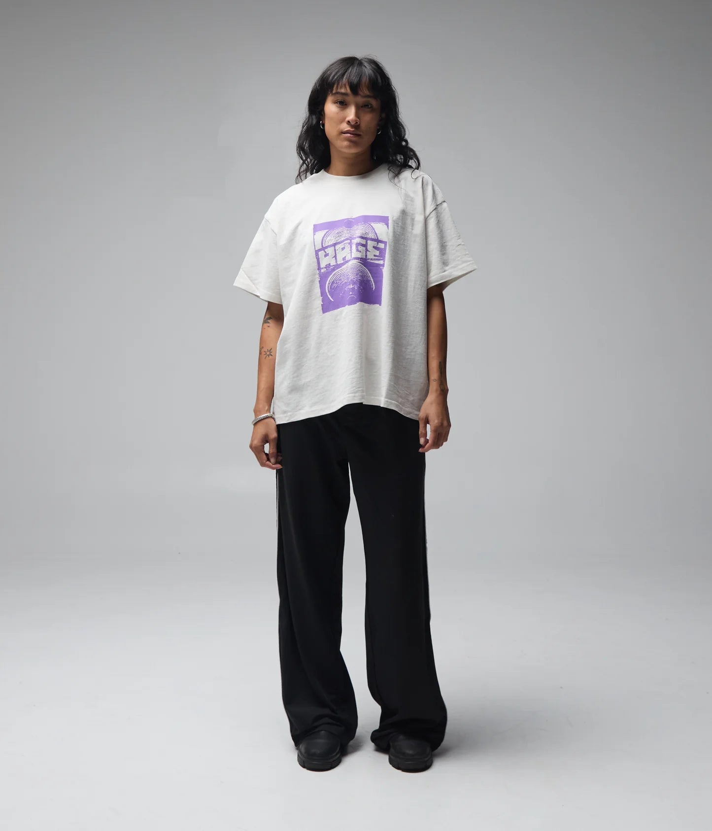 GERA TRACK PANT // BLACK