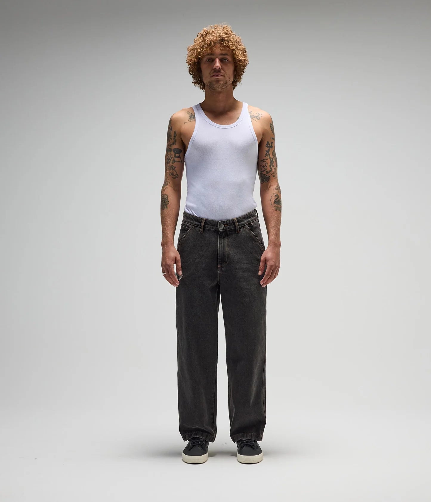 DXD REYNOLDS DENIM PANT // WASHED BLACK