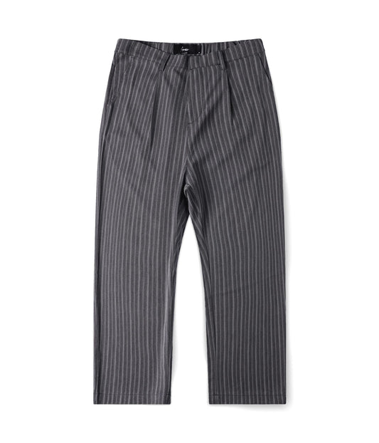 ANDERSON PINSTRIPE PANT // GREY