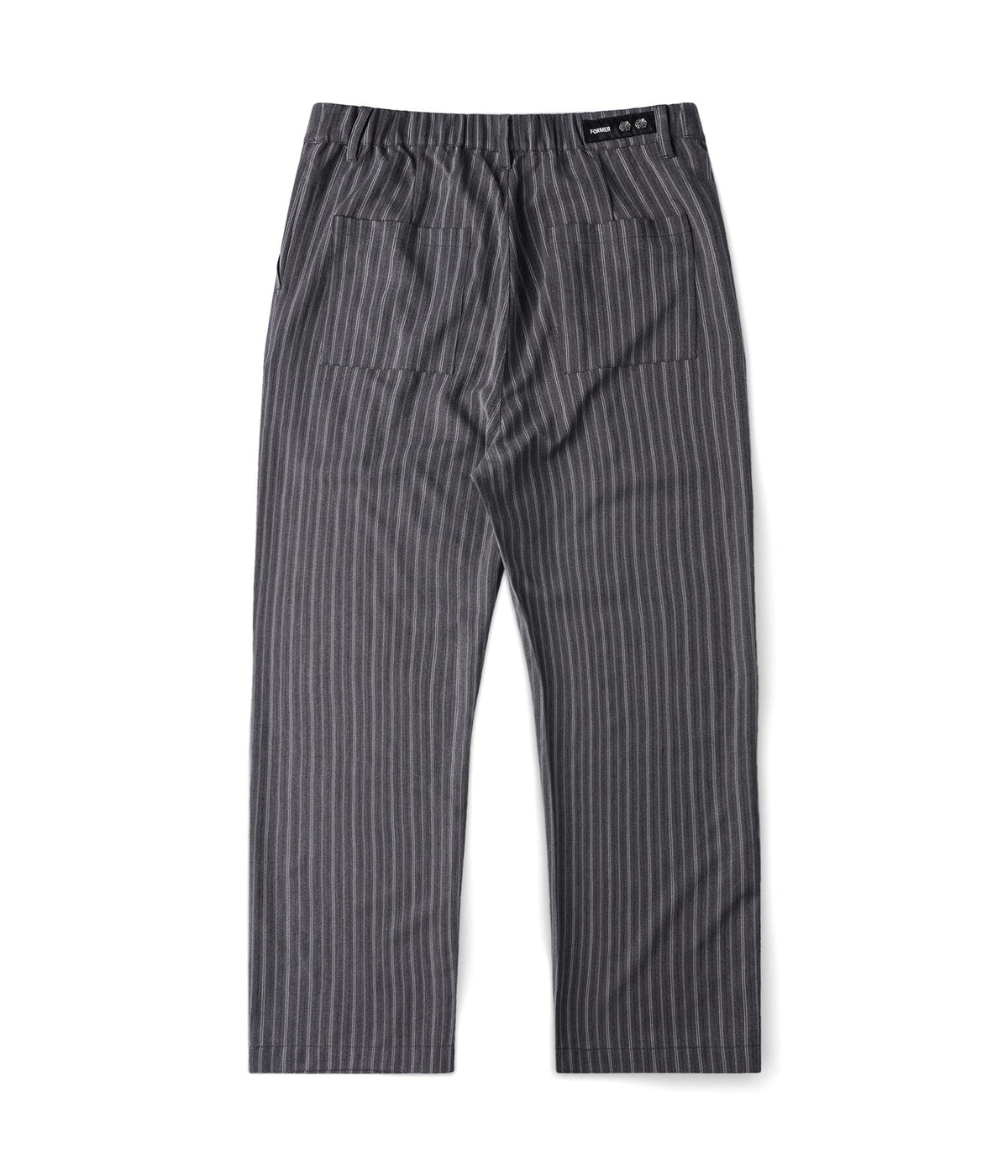 ANDERSON PINSTRIPE PANT // GREY