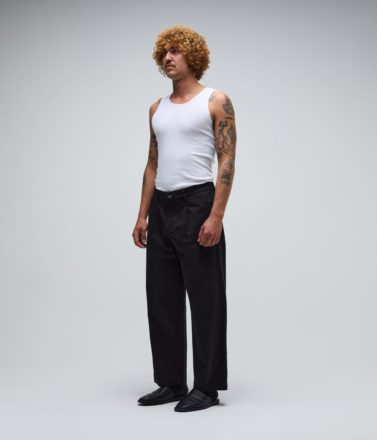 ANDERSON TWILL PANT // BLACK