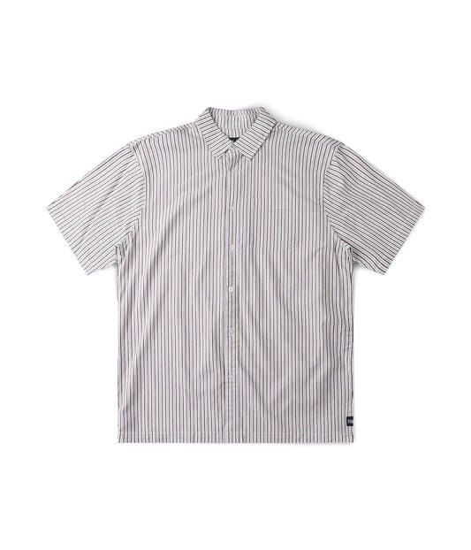 REYNOLDS STRIPE SS SHIRT // BEIGE