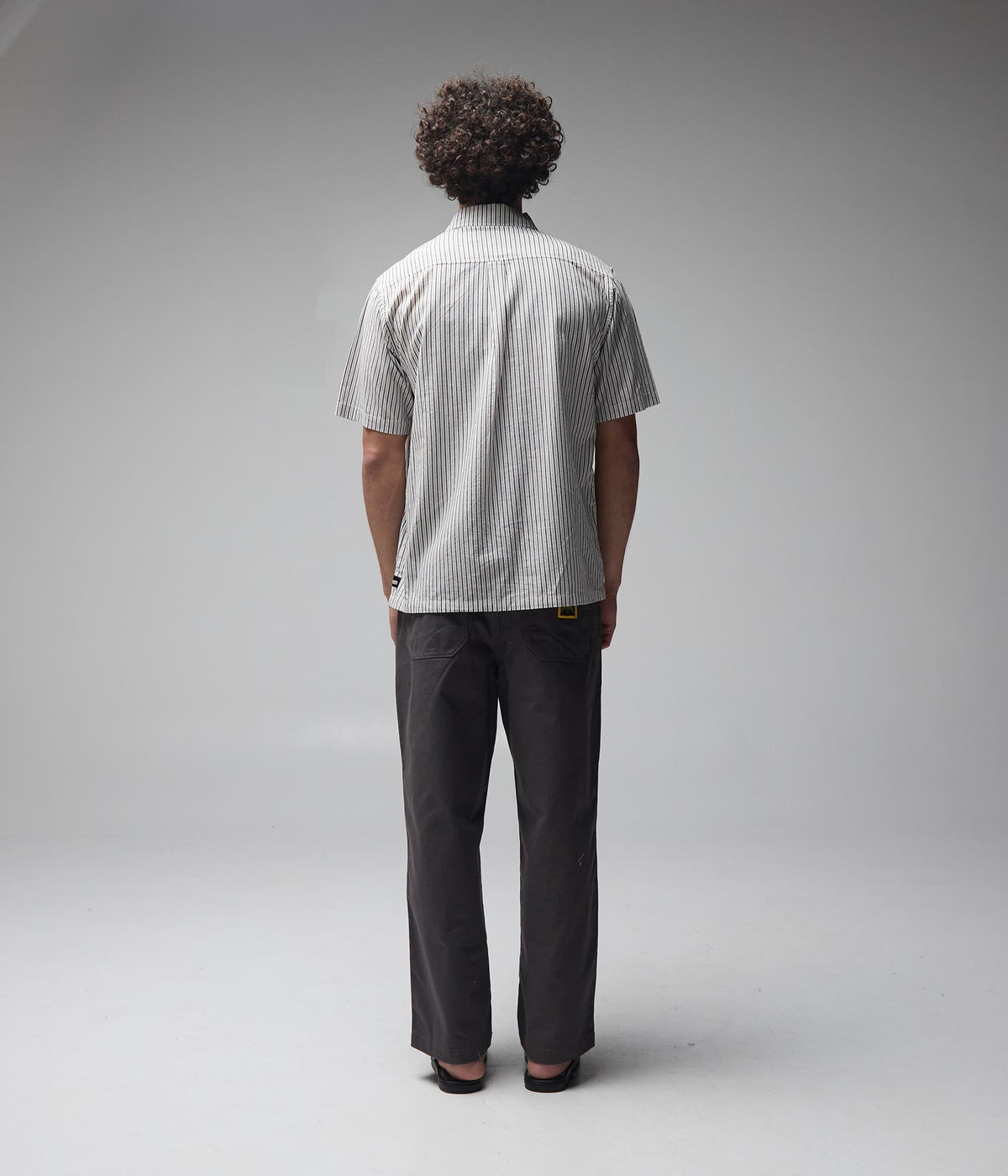 REYNOLDS STRIPE SS SHIRT // BEIGE