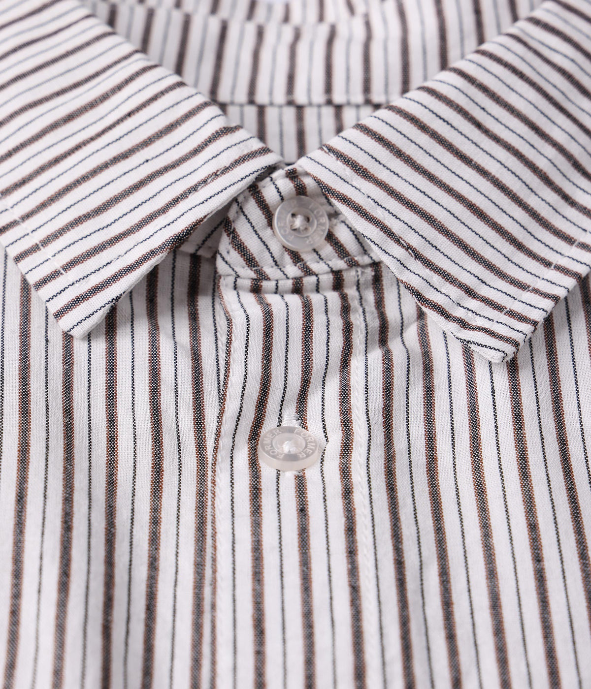 REYNOLDS STRIPE SS SHIRT // BEIGE