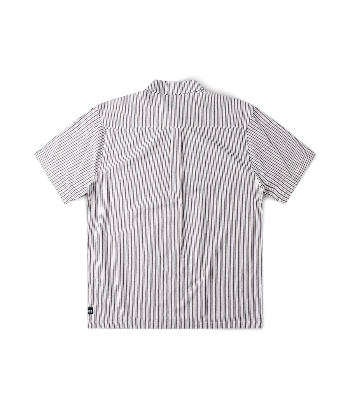 REYNOLDS STRIPE SS SHIRT // BEIGE