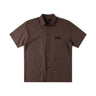 VIVIAN CHECK SS SHIRT // BROWN