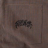 VIVIAN CHECK SS SHIRT // BROWN