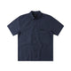 VIVIAN CHECK SS SHIRT // NAVY
