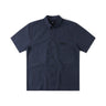 VIVIAN CHECK SS SHIRT // NAVY