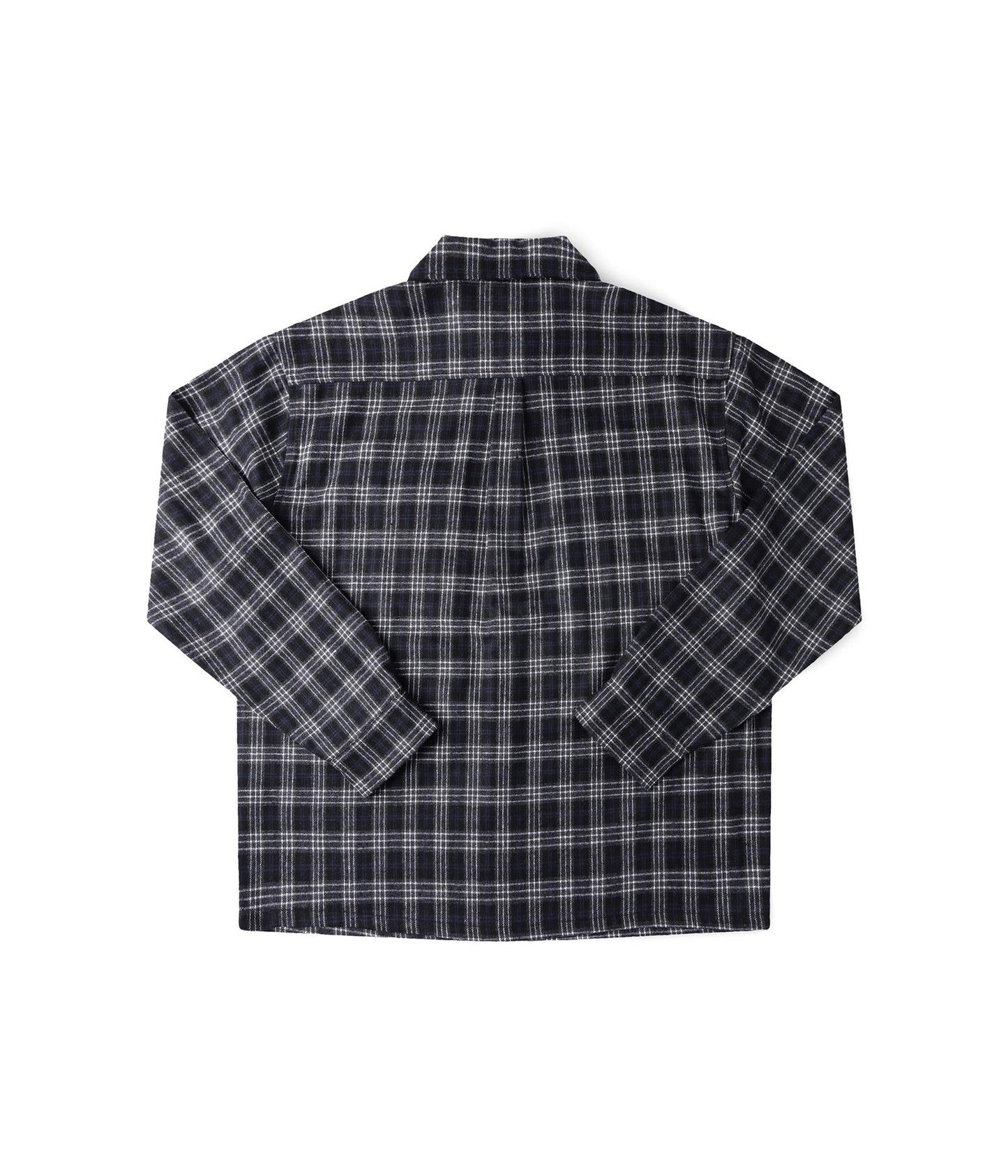 VIVIAN FLANNEL LS SHIRT // BLACK/GREY