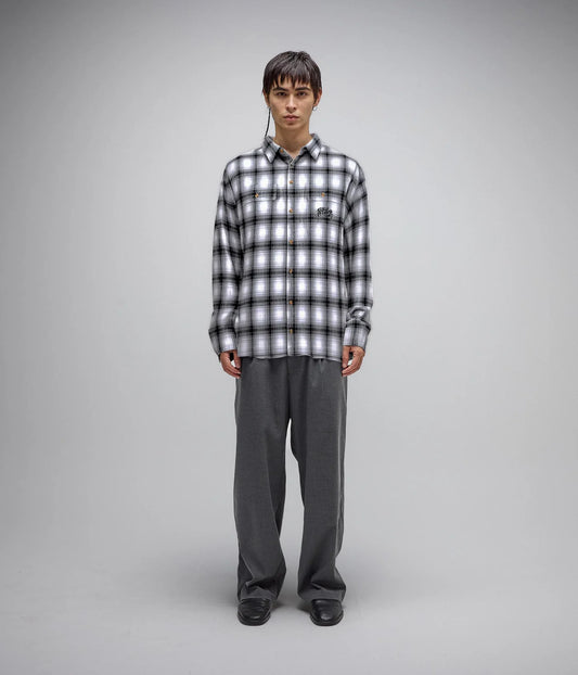VIVIAN FLANNEL LS SHIRT // GREY