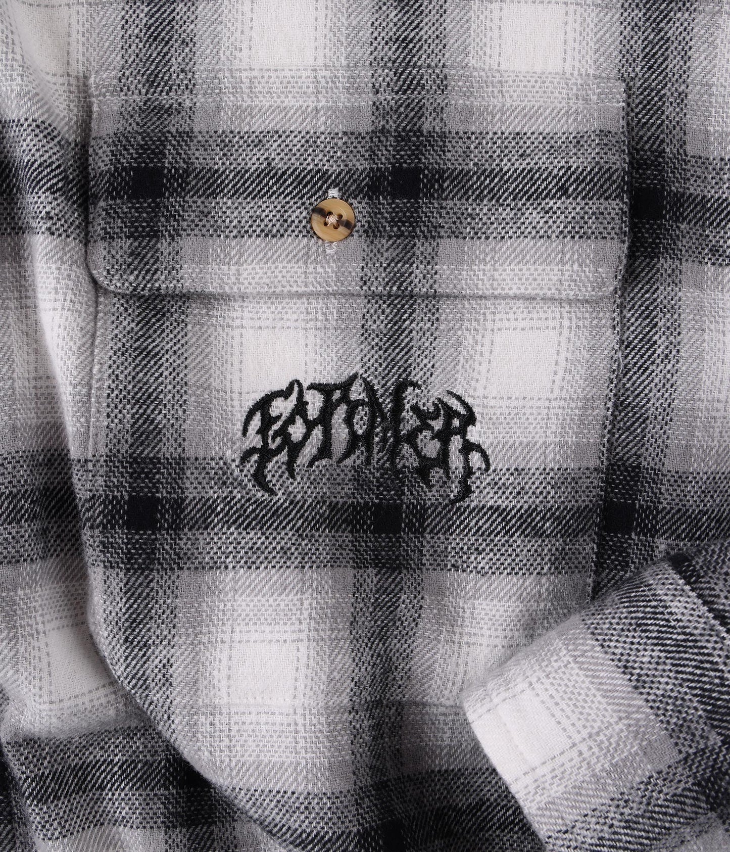 VIVIAN FLANNEL LS SHIRT // GREY