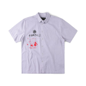 DXD REYNOLDS STRIPE SS SHIRT // GREY
